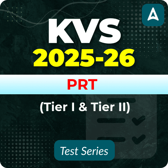 KVS PRT (Tier I & II) Mock Test 2025